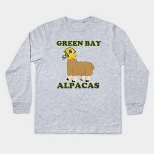 Green Bay Alpacas Kids Long Sleeve T-Shirt